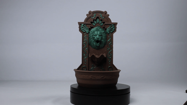 Roman Fountain Brown Incense Burner