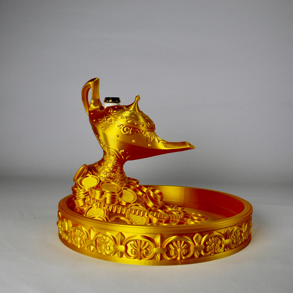 Golden Prosperity Lamp Incense Burner