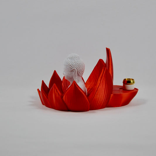 Bruciatore di incenso di fiore di Buda Lotus