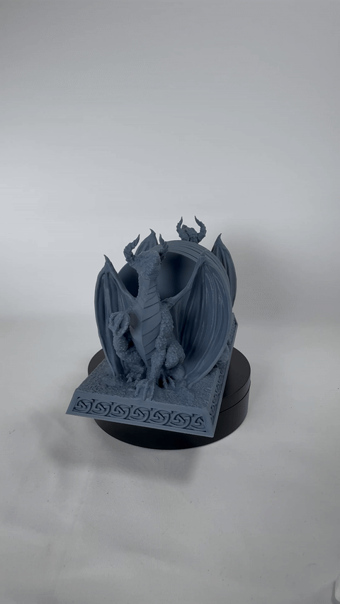 Dragón del set de montaña