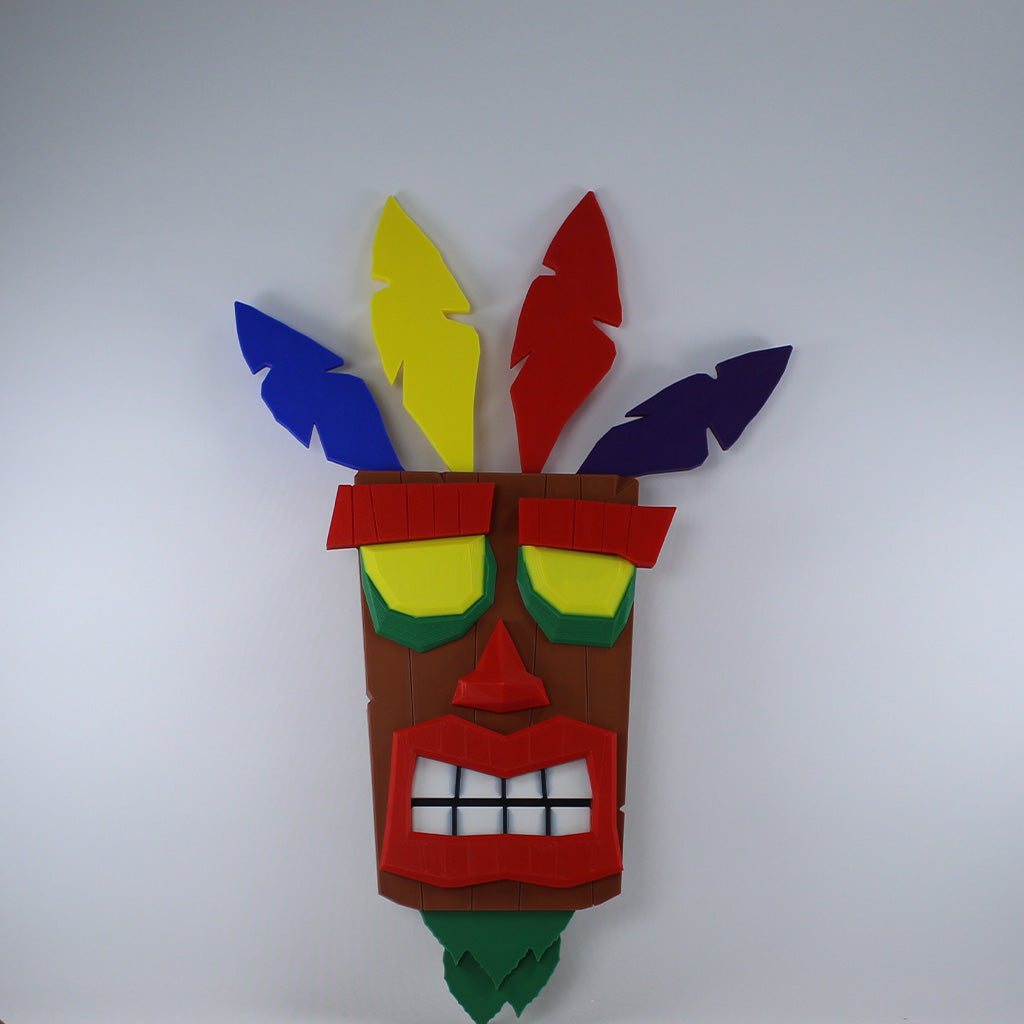 Aku Aku Wall Mask – Crash Bandicoot Decor