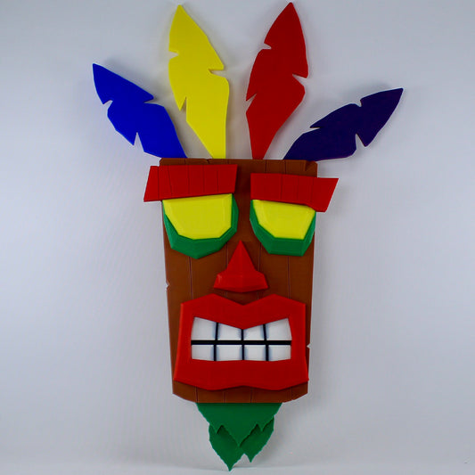 Aku Aku Wall Mask – Crash Bandicoot Decor