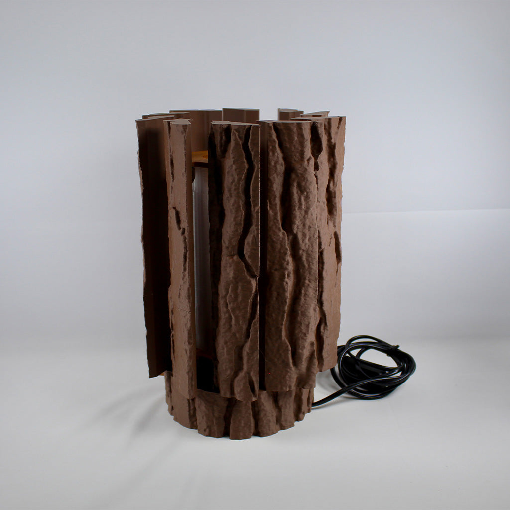 Wood Log Lamp