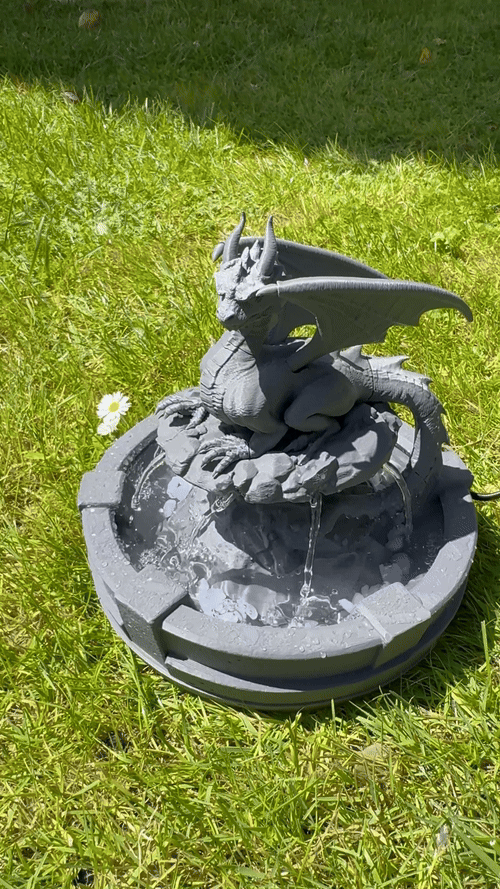 Resting Guardian Fountain