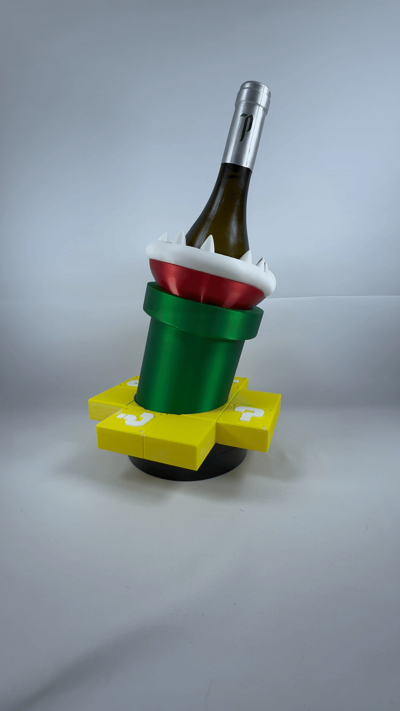 Mario Plant Wine Holder