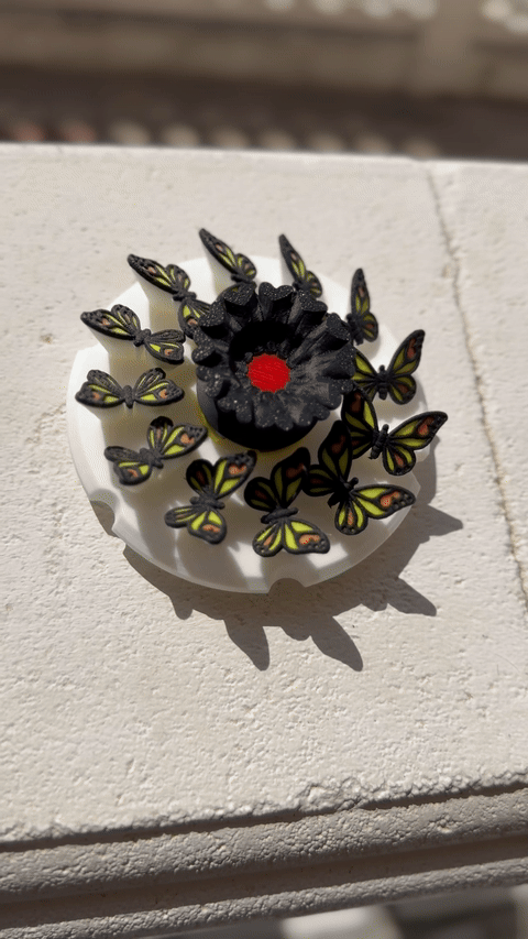 Zoetrope Spinner - Butterfly