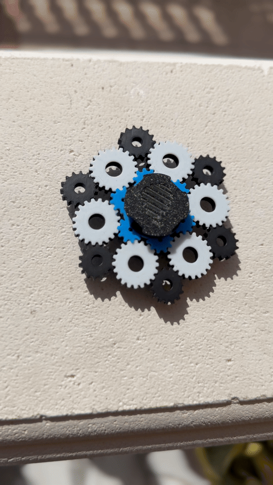 Zoetrope Spinner - Gears