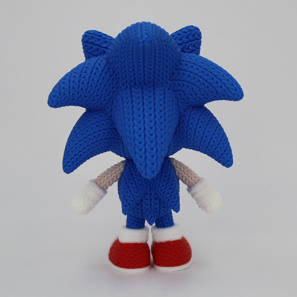 Sonic Knitted Figure