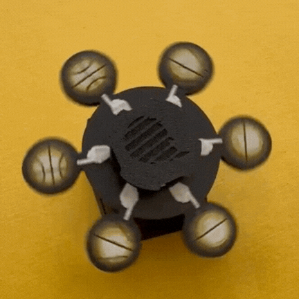 Zoetrope Spinner - Basketball