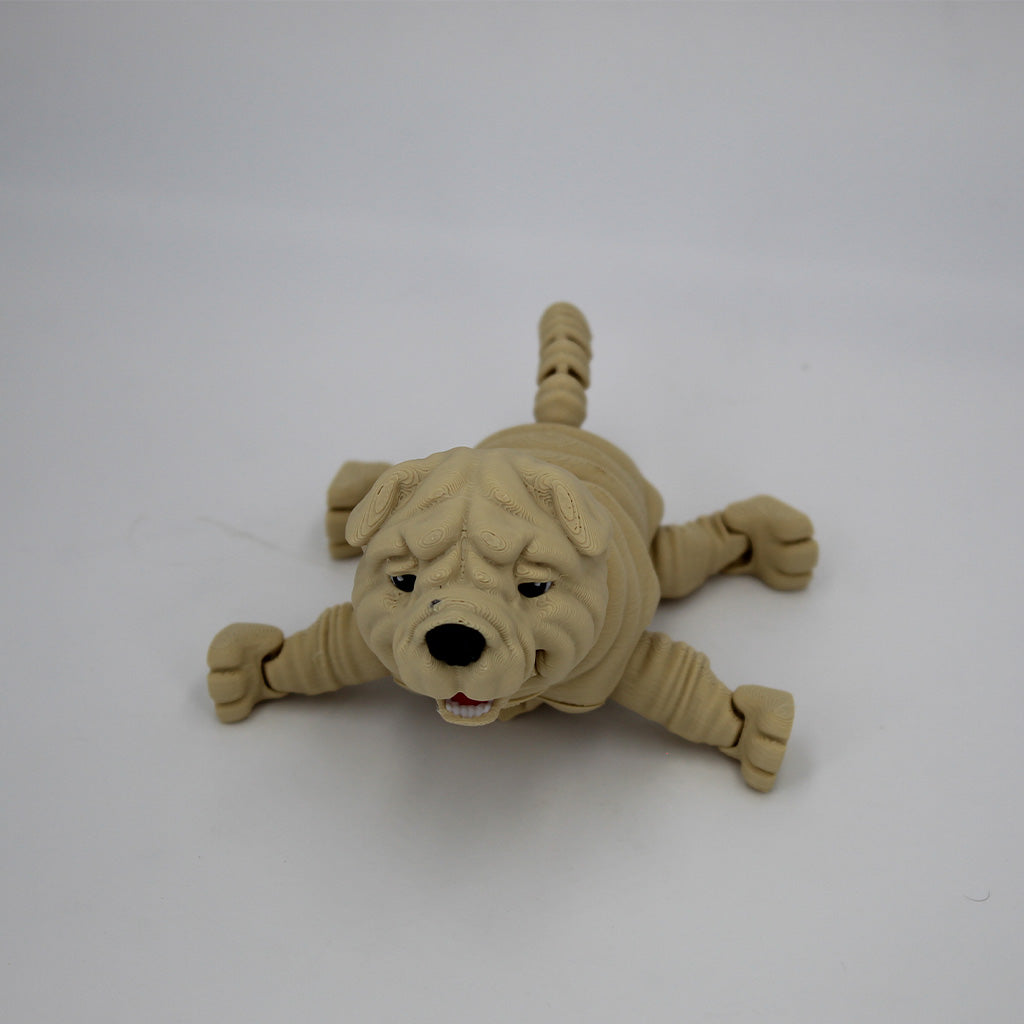 Articulated Dog - Shar Pei