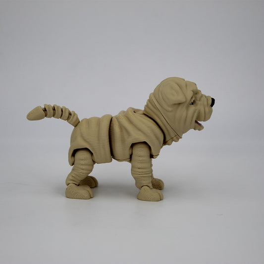 Articulated Dog - Shar Pei