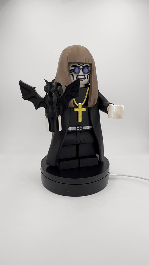 Ozzy Osbourne Brick Figure