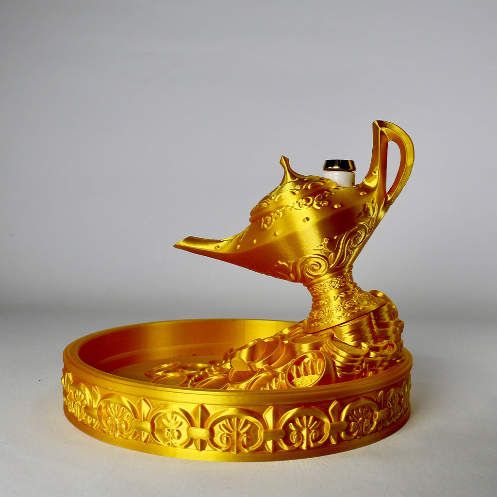 Golden Prosperity Lamp Incense Burner