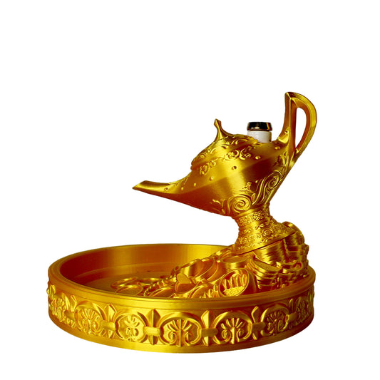 Golden Prosperity Lamp Incense Burner