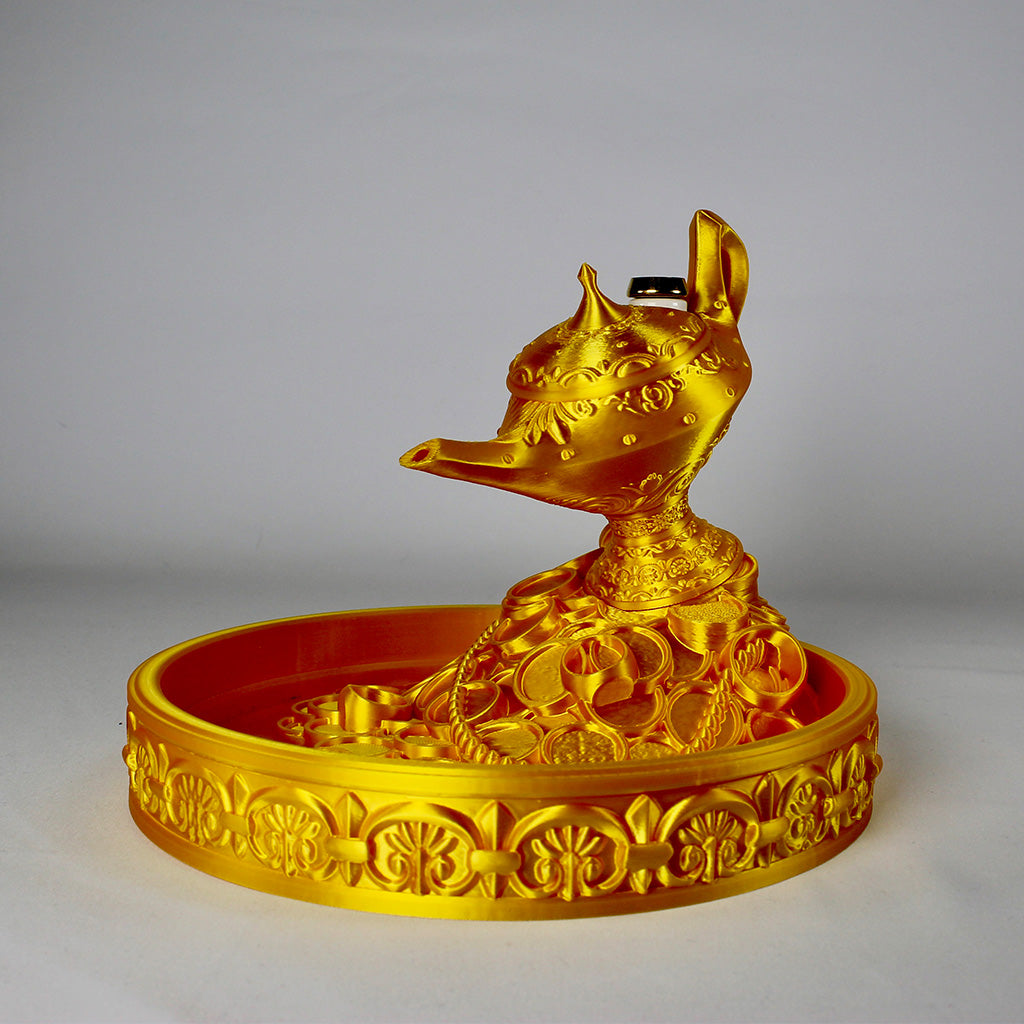 Golden Prosperity Lamp Incense Burner
