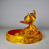 Golden Prosperity Lamp Incense Burner