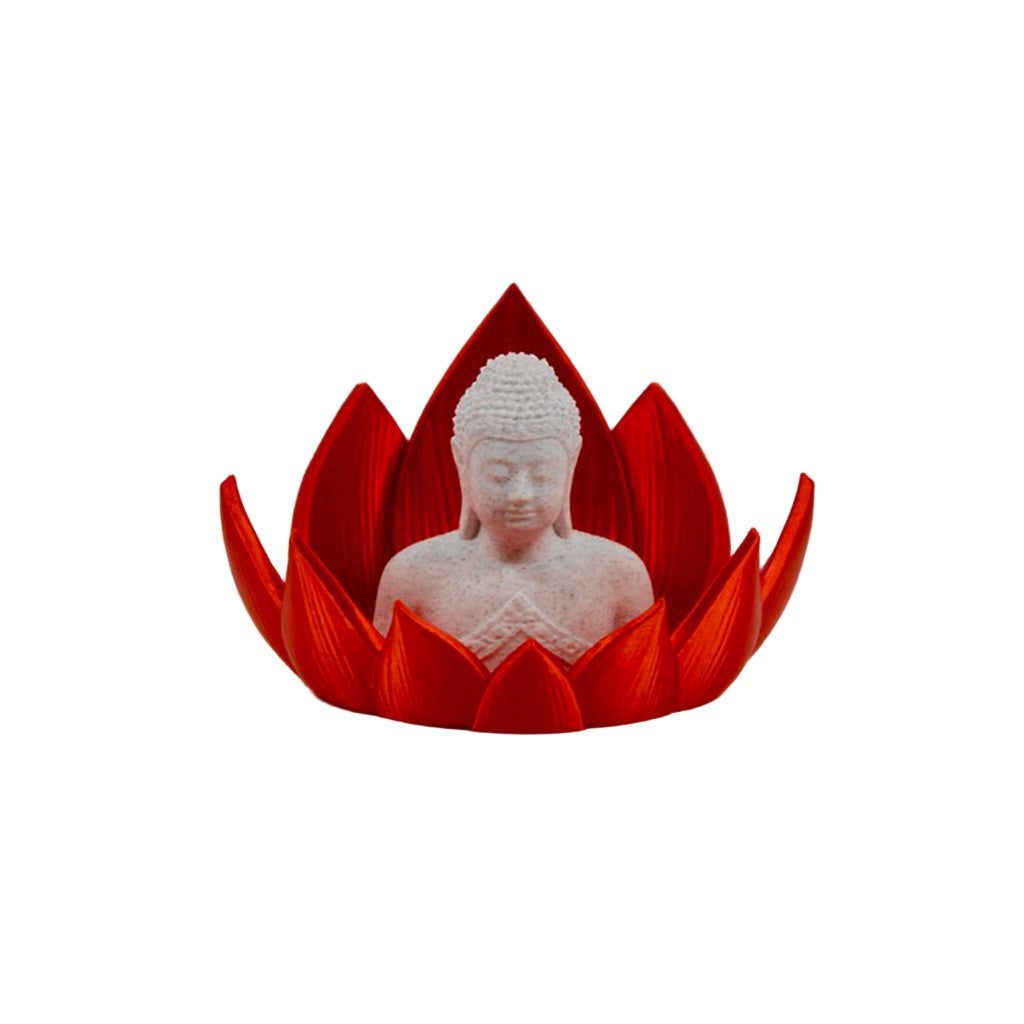 Buda Lotus Flower Incense Burner