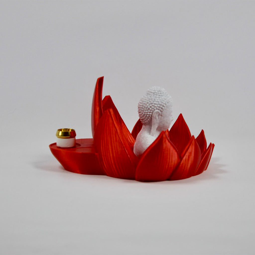 Buda Lotus Flower Incense Burner