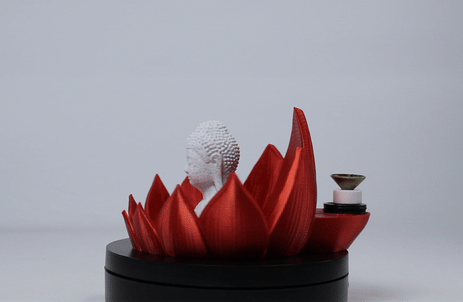 Buda Lotus Flower Incense Burner