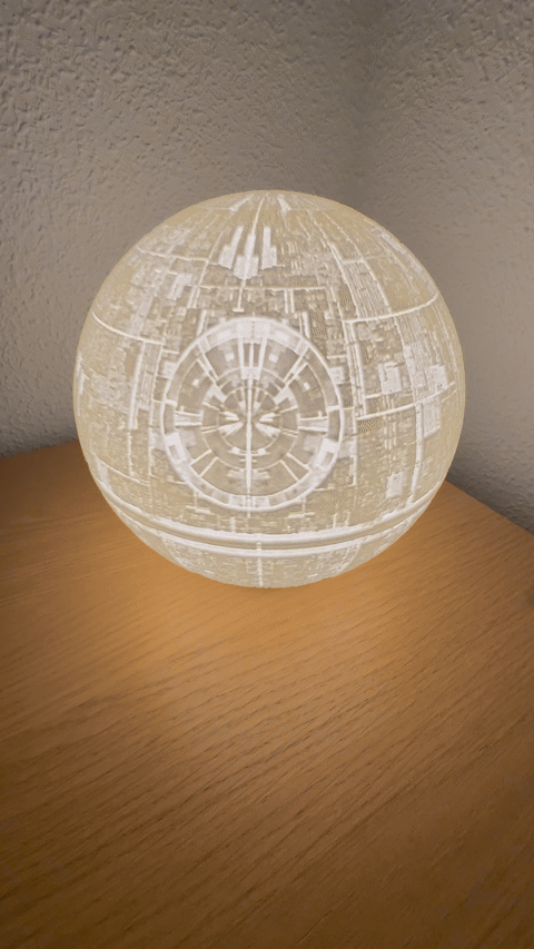 Death Star Lamp