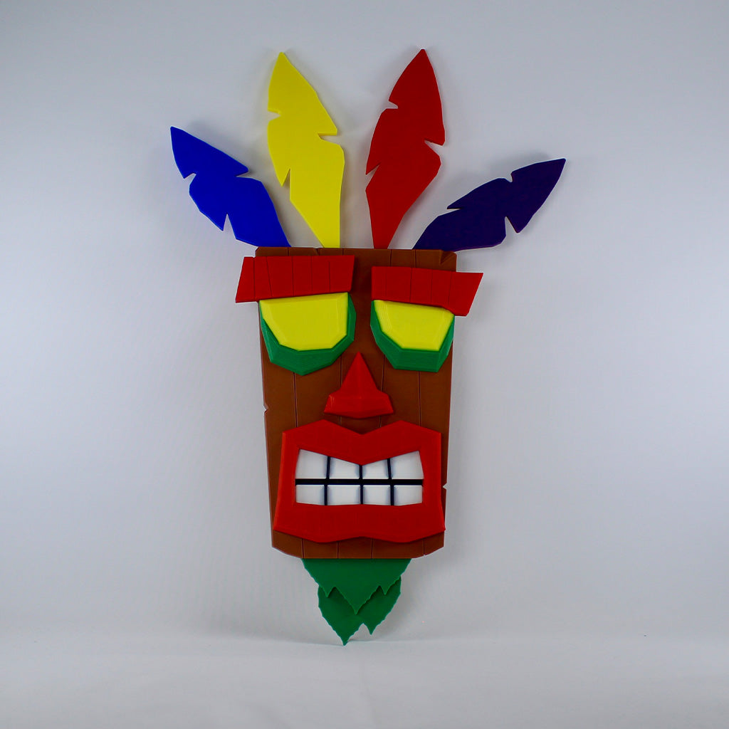 Aku Aku Wall Mask – Crash Bandicoot Decor