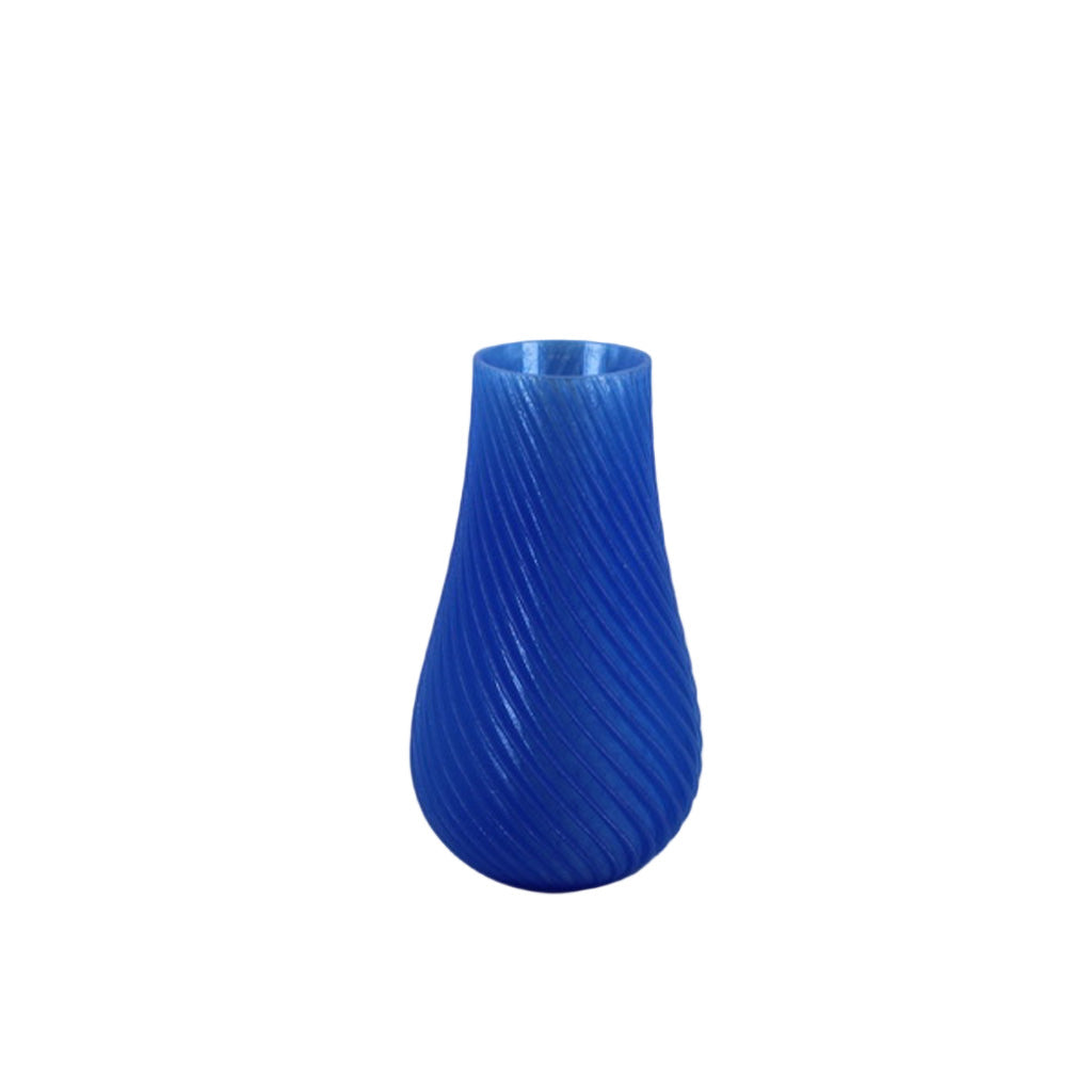 Blue Spiral Flowerpot