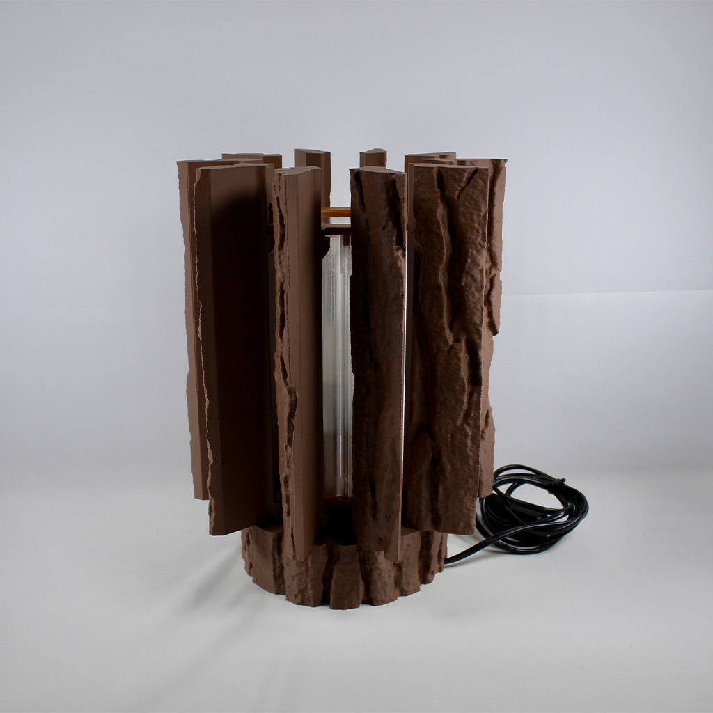 Wood Log Lamp