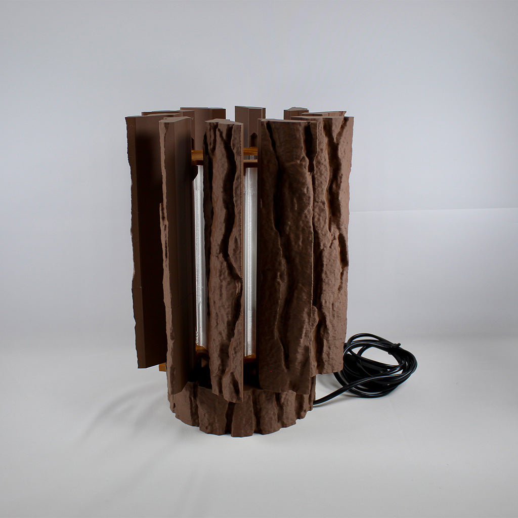 Wood Log Lamp