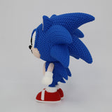 Sonic Knitted Figure