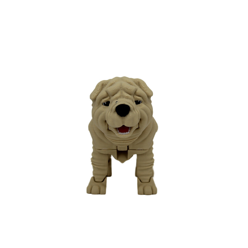 Articulated Dog - Shar Pei
