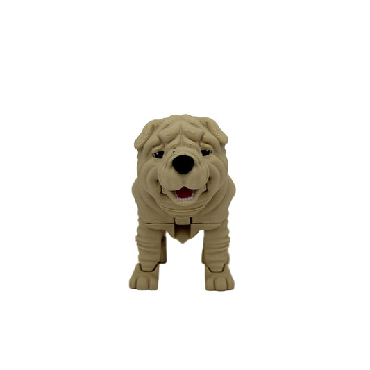 Articulated Dog - Shar Pei