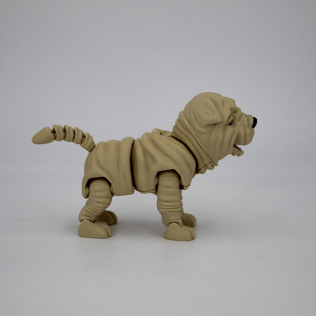 Articulated Dog - Shar Pei