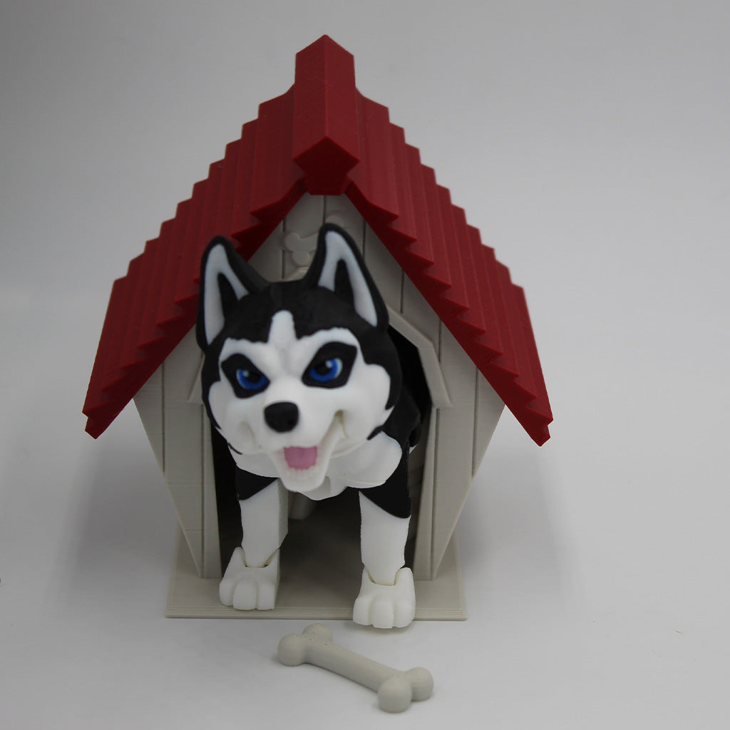 Articulated Dog - Husky