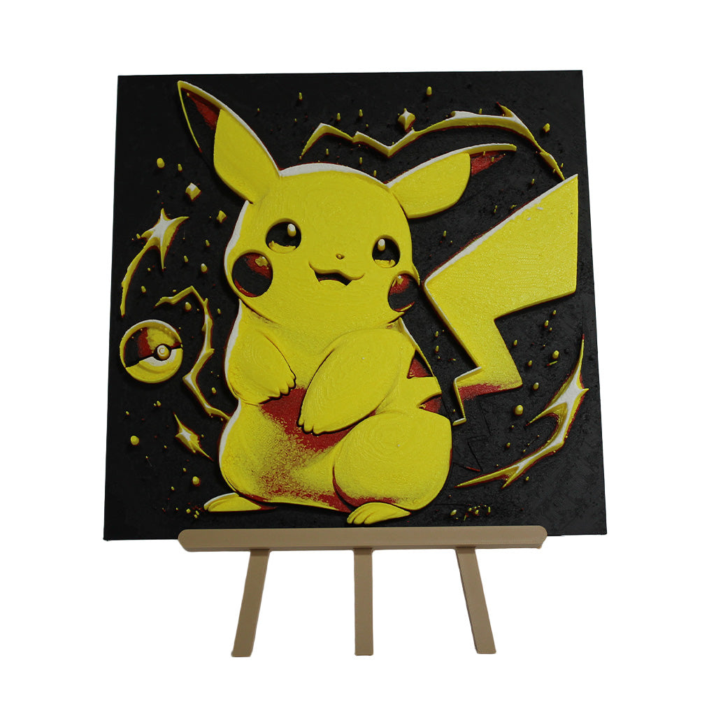 Pikachu 4D Hueforge
